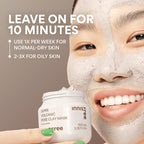 innisfree Super Volcanic Clay Mask, Pore Cleansing & Oil Control Face Mask for Oily Skin with AHA, Korean Wash-Off Clay Mask for Clogged Pores