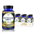 Lunakai USA Made Nattokinase Supplement – 400mg Natto Enzyme, 8000 FU per Serving – Heart & Circulation Support – Non-GMO, 60ct, 4000 FU Capsule