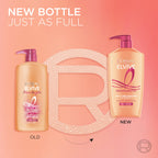 L'Oreal Paris Elvive Dream Lengths Shampoo and Conditioner Set, Seals Split Ends, Hydrating & Strengthening Hair Repair, Fine Castor Oil and Vitamins B3 and B5, 56 Fl Oz Set