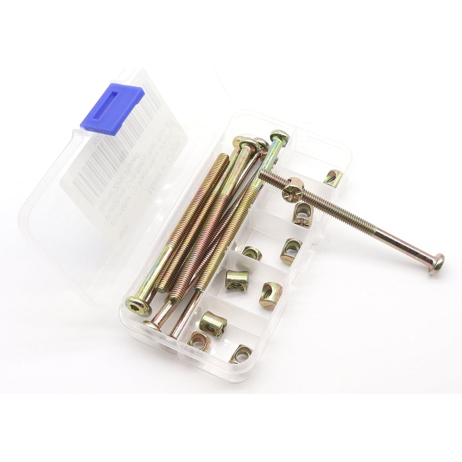 Buy now binifiMux 10-Pack M6 x 90mm Hex Allen Head Furniture Crib Baby Bed Bolt and Barrel Nuts, for Bunk Bed Chairs Cots Headboard at indiglob india