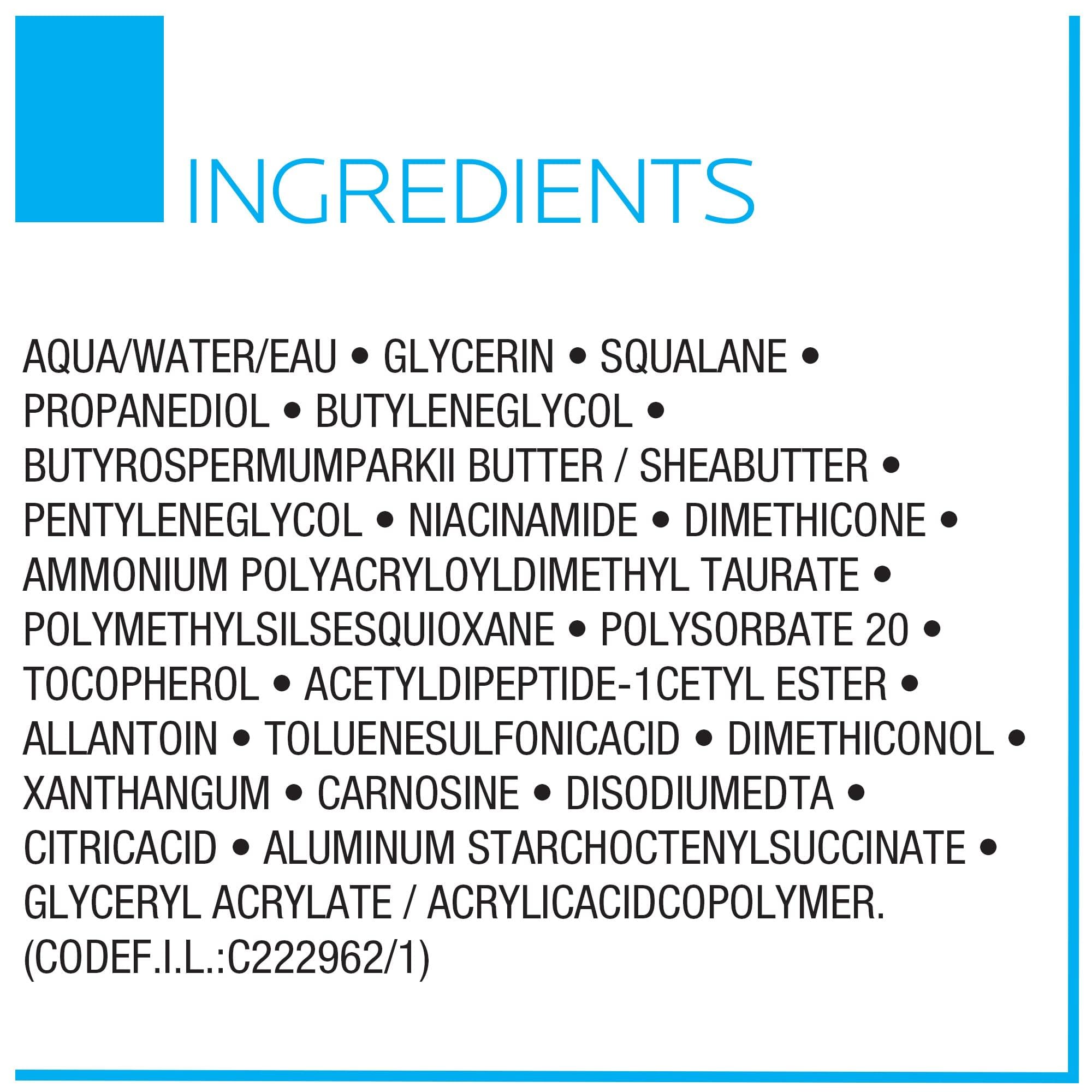 La Roche-Posay Toleriane Dermallergo Night Cream with Vitamin E 1.35oz | Intense soothing night moisturizer for sensitive skin, allergy tested. Formerly Toleriane Ultra Night.