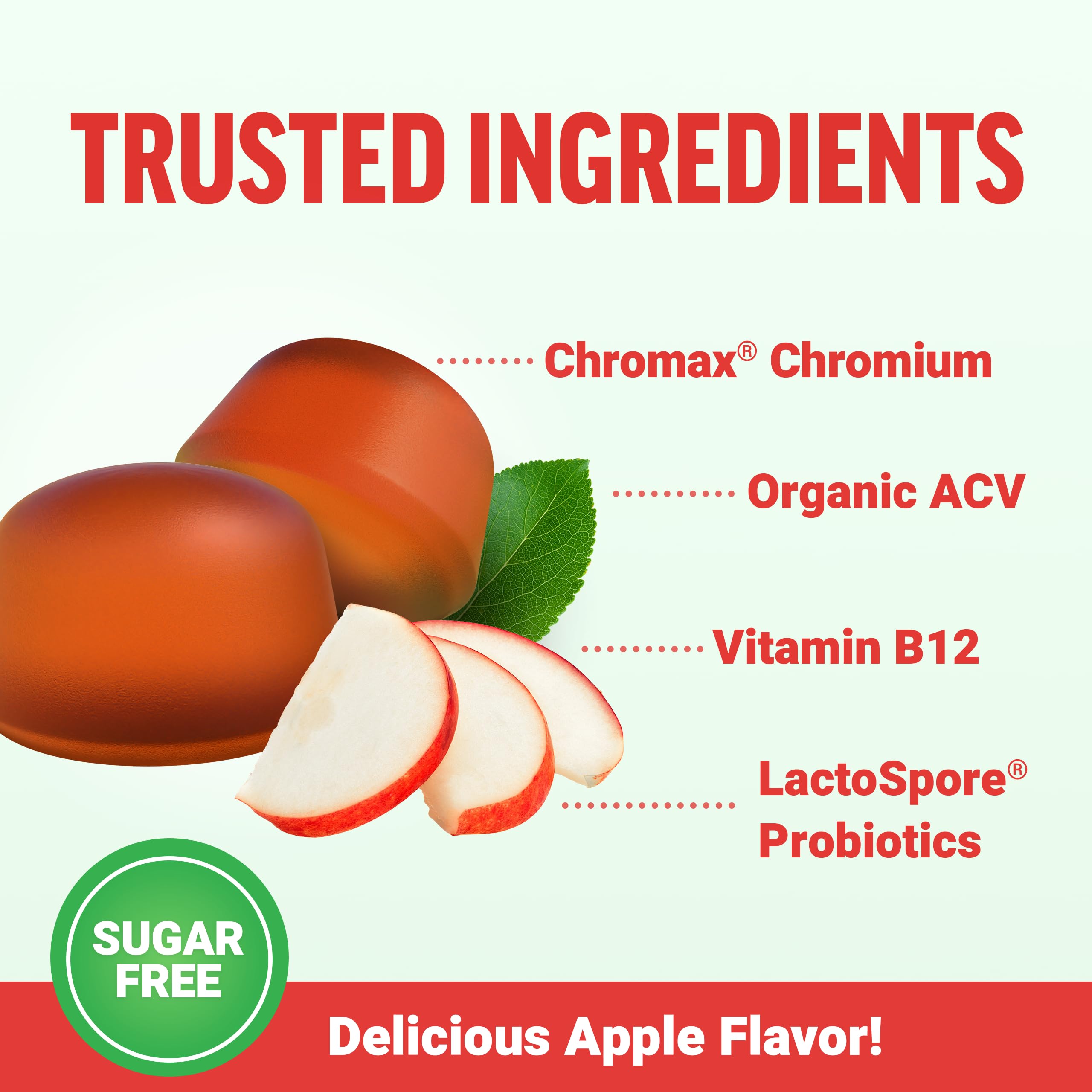 Force Factor ProbioSlim Apple Cider Vinegar Gummies | Keto ACV Gummies with Probiotics & Prebiotics to Support Digestion & Metabolism, Organic, Apple Flavor, 240 Gummies