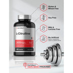 Horbaach L Citrulline Supplement for Men and Women | 2400 mg | 180 Capsules