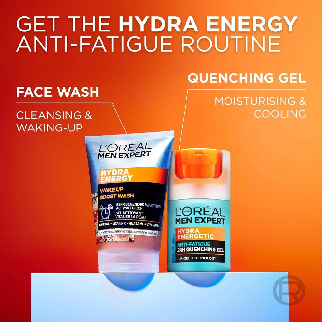 Buy now L'Oreal Men Expert Hydra Energetic Anti-Fatigue 24H Quenching Gel at indiglob india