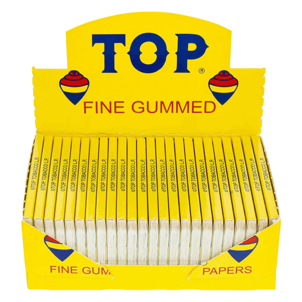 TOP - Single Wide Rolling Papers - 24 Booklets with 100 Leaves per Booklet