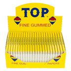 TOP - Single Wide Rolling Papers - 24 Booklets with 100 Leaves per Booklet