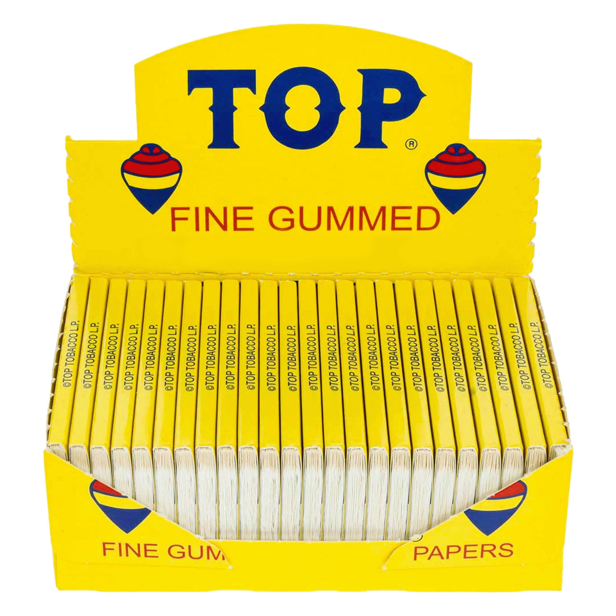 TOP - Single Wide Rolling Papers - 24 Booklets with 100 Leaves per Booklet