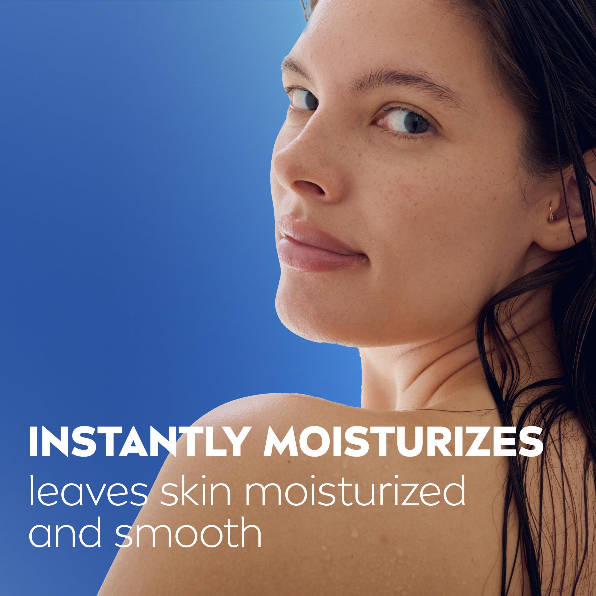 NIVEA Nourishing In Shower Lotion, 24-Hour Body Moisturizer, 13.5 FL OZ | Water Activated In Shower Moisturizer with Almond Oil for Dry to Very Dry Skin, Non Sticky