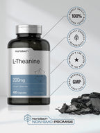 Horbäach L Theanine | 200mg | 400 Capsules | Value Size