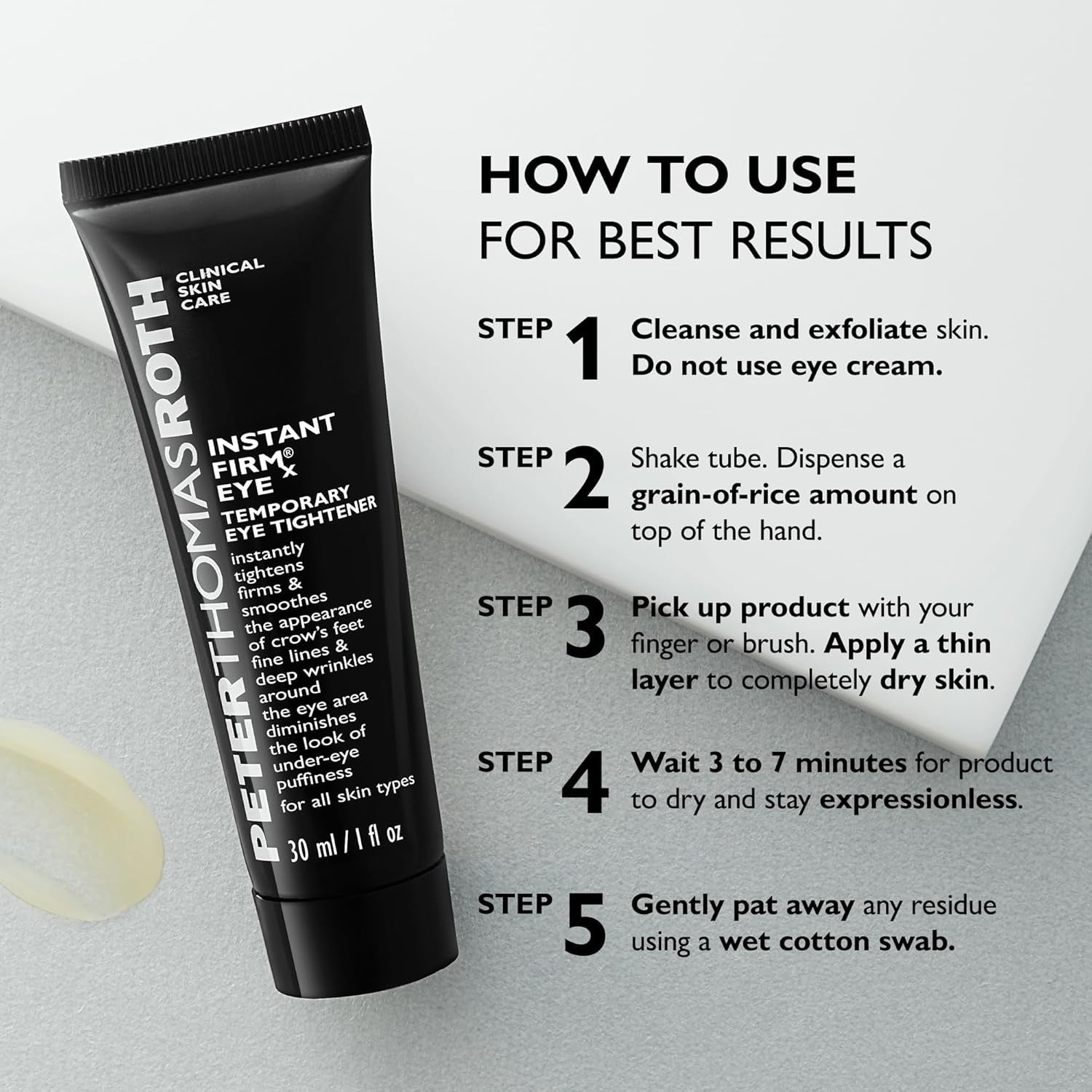 Buy now Peter Thomas Roth | Instant FIRMxÂ® Temporary Eye Tightener | Firm and Smooth the Look of Fine Lines, 1 oz at indiglob india