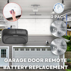 Garage Door Opener Battery - 2 Pack CR2032 Button Lithium 3V Packaging May Vary Replacement Power for Major Remotes, Keypads, Sensors