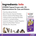 Zymox Cat & Kitten Topical Cream w/ .5% hydrocortisone - 1 oz. Tube