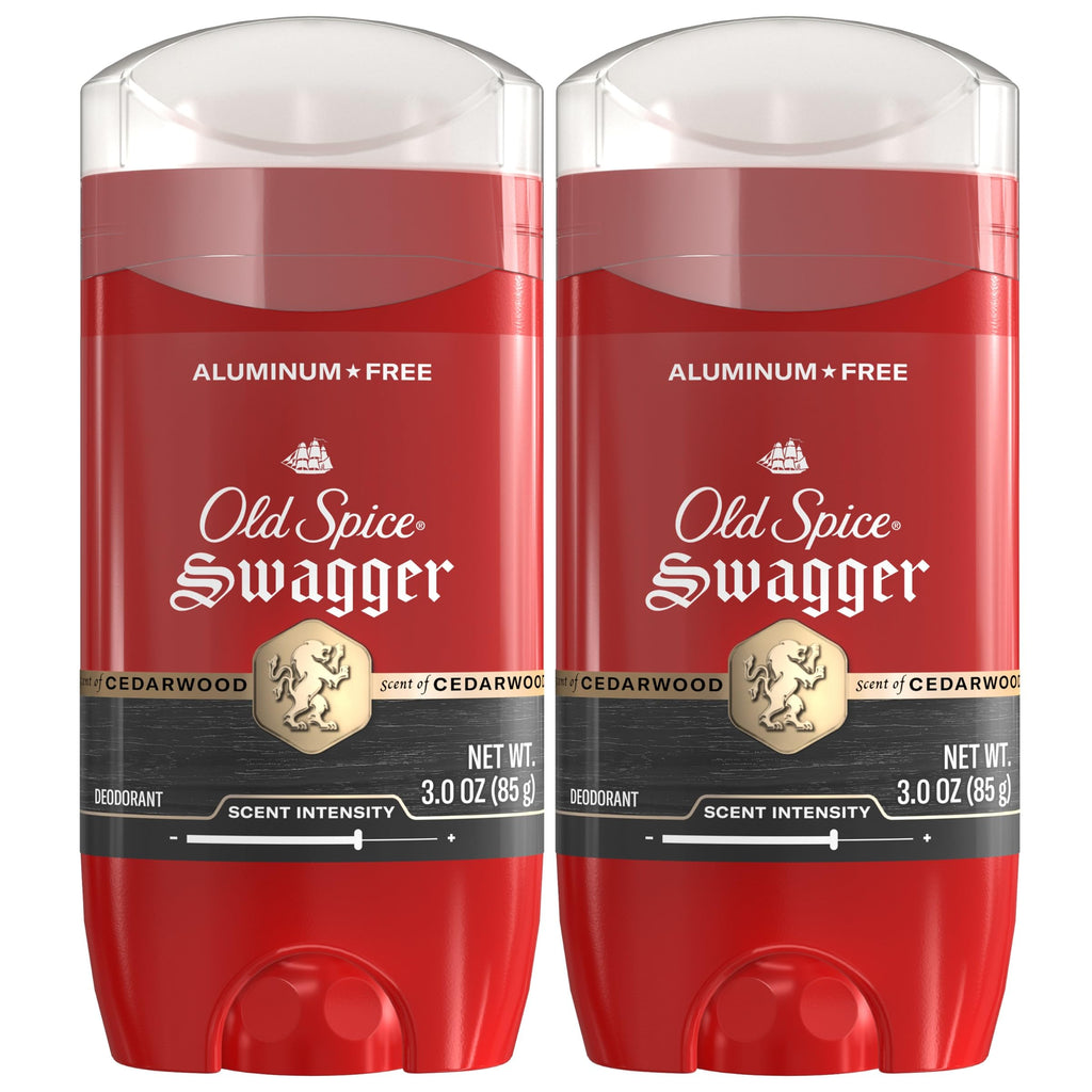 Old Spice Aluminum Free Deodorant for Men, 24/7 Odor Protection, 24/7 Freshness & Lasting Scent, Aqua Reef with Cypress Scent, 3.0 oz (Pack of 2)