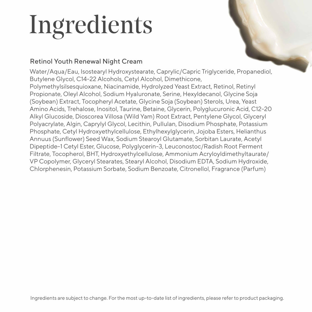 Murad Retinol Youth Renewal Night Cream - Anti-Aging Moisturizer with Retinol Tri-Active Technology and Niacinamide Gently Fights Wrinkles and Fine Lines, Boosts Radiance and Firms Skin - 1.7 Fl Oz