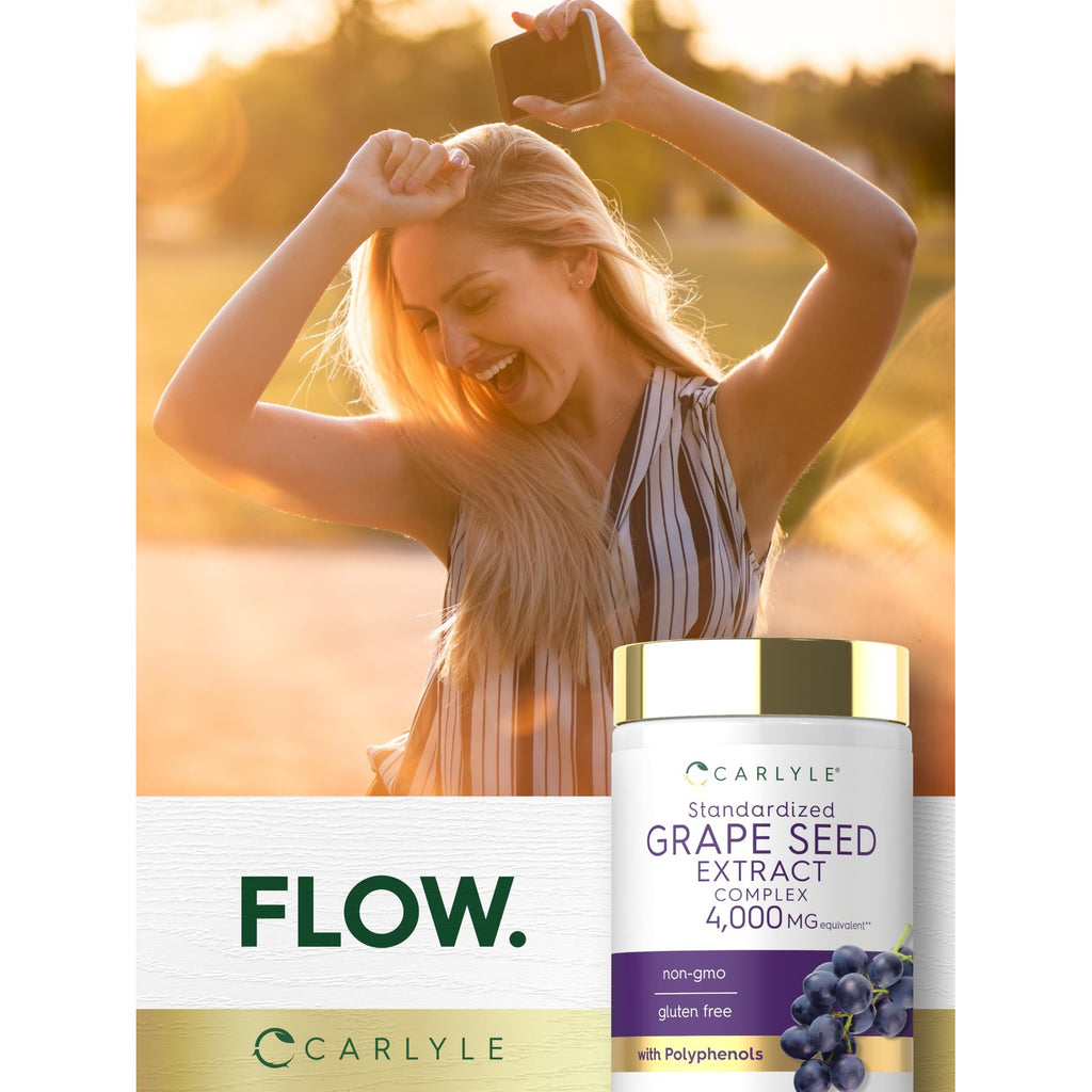 Carlyle Grape Seed Extract | 120 Quick Release Capsules