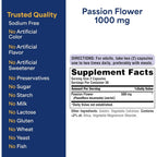 Buy now Puritan's Pride Premium Passion Flower Extract Capsules 250 mg(1000mg equivalent), Concentrated Herbal Dietary Supplement for Traditional Stress Relief Support, 60 Rapid Release Capsules at indiglob india