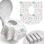 Buy now Toilet Seat Covers Disposable - 20 Pack - Waterproof, Ideal for Kids and Adults – Extra Large, Individually Wrapped for Travel, Toddlers Potty Training in Public Restrooms (Dinosaurs, 20) at indiglob india