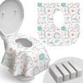 Buy now Toilet Seat Covers Disposable - 20 Pack - Waterproof, Ideal for Kids and Adults – Extra Large, Individually Wrapped for Travel, Toddlers Potty Training in Public Restrooms (Dinosaurs, 20) 20 Count (Pack of 1) Dinosaurs at indiglob india