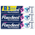 Professional Ultimate Denture Adhesive Cream for Strong, All-Day Hold for Full and Partial Dentures, 1.8 oz Tube with Breath Bacteria Shield and Precision Tip (3 Pack)