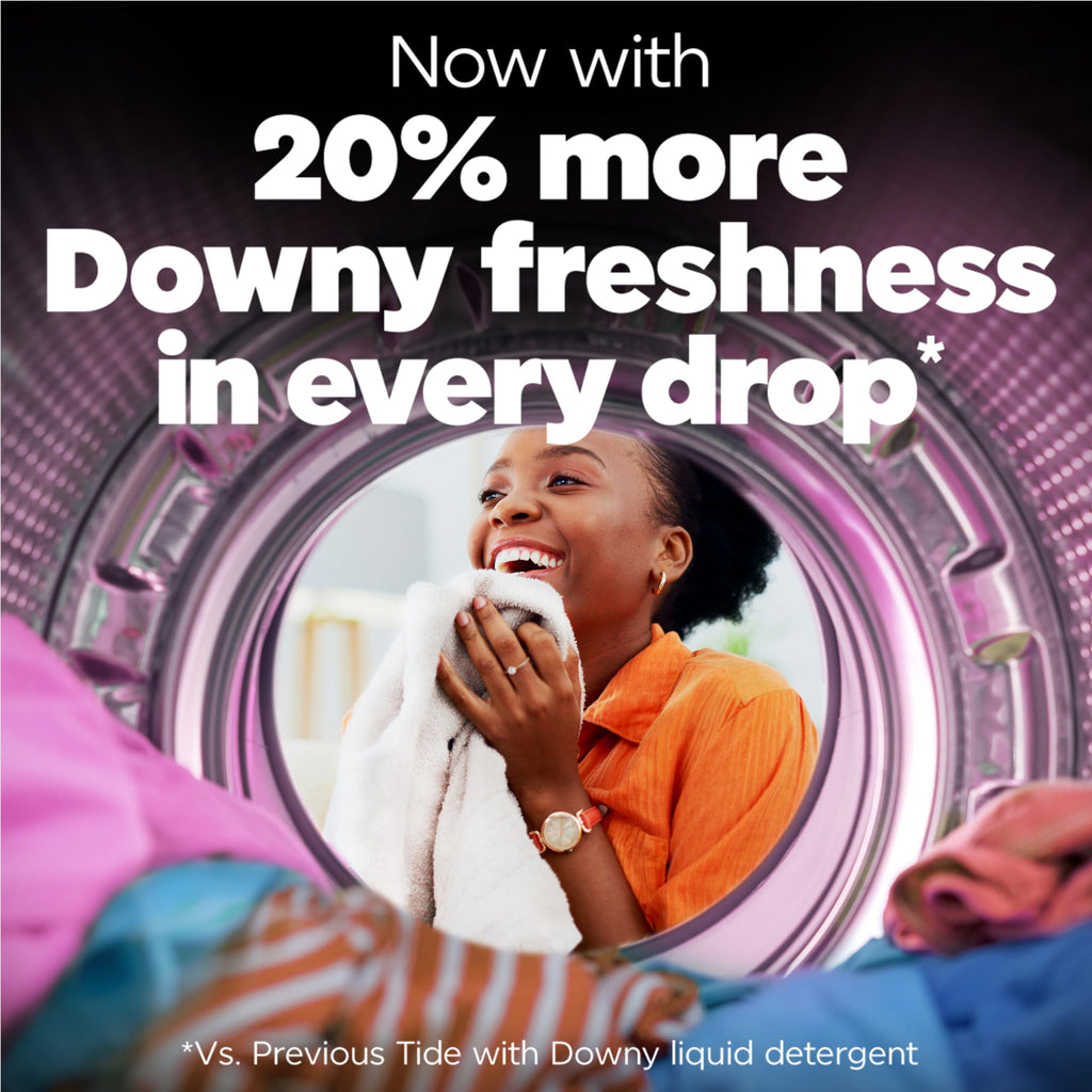 Buy now Tide Plus Boost of Ultra Downy Liquid Laundry Detergent, April Fresh Scent, 92 fl oz, 65 Loads, Laundry Detergent Liquid with Long-Lasting Freshness at indiglob india