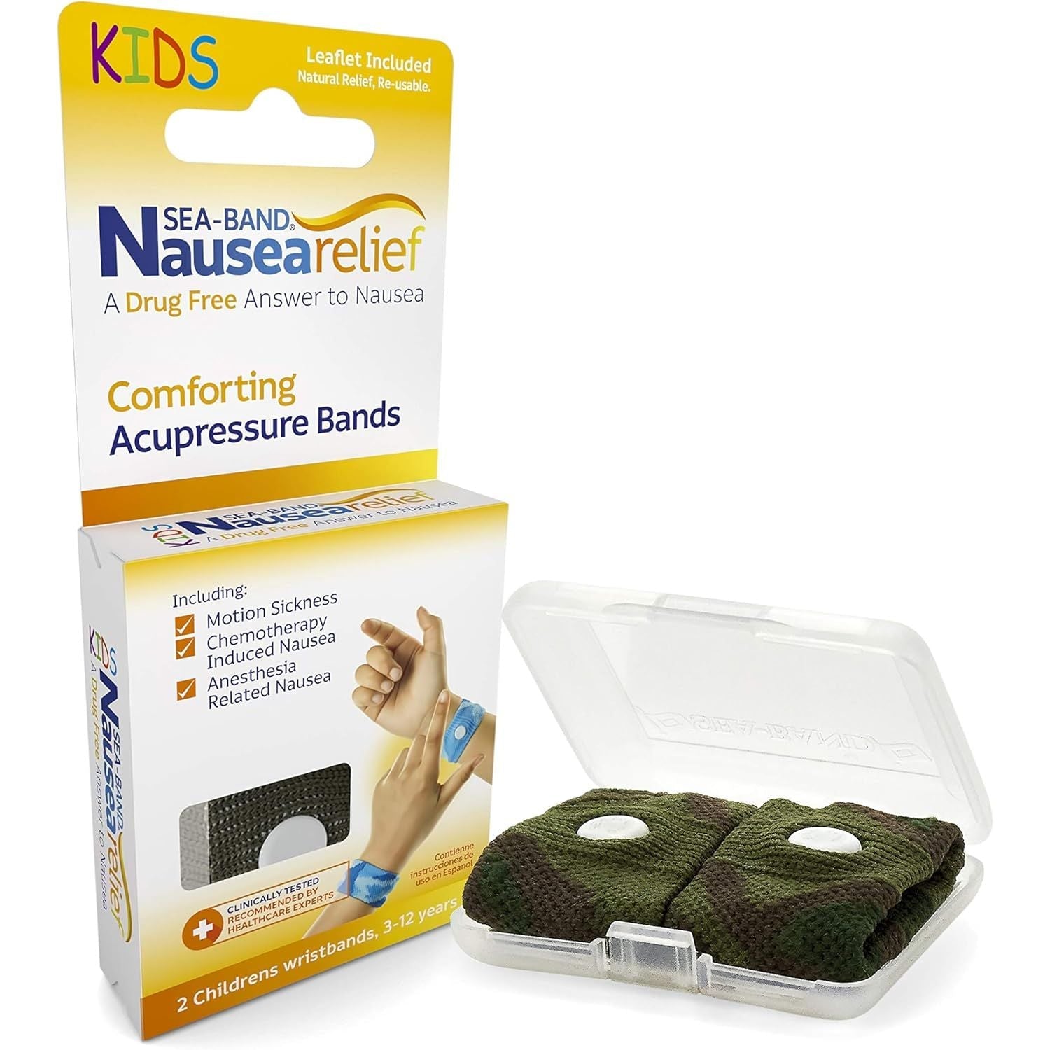 Buy now Sea-Band Anti-Nausea Acupressure Wristband for Motion & Morning Sickness, Child, Blue at indiglob india