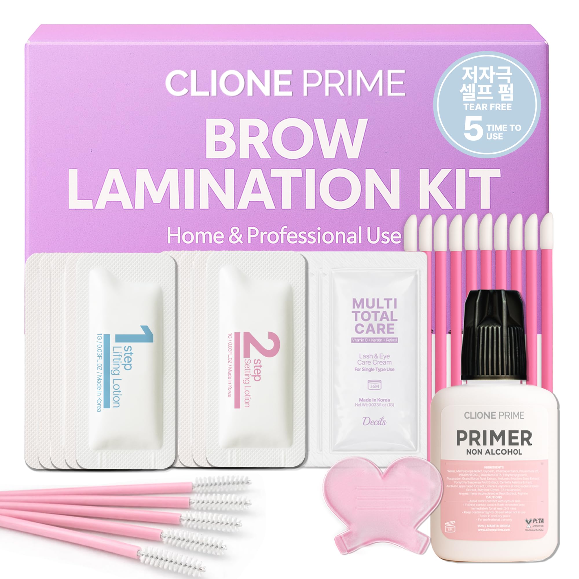 At Home Brow Lamination Kit - DIY Eyebrow Lamination Kit Professional Eye Brow Perm Kit Instant DIY Eyebrow Lift Kit for Fuller Thicker Brows Lasts For Upto 8 Weeks