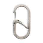 Nite IZE GS1-11-2R6 G-Series Dual Chamber Carabiner, Size #1,Stainless Steel, 2 Count (Pack of 1)