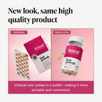 Viviscal Hair Growth Supplements for Women, 60 Tablets, 1 Month | For Thicker & Fuller Hair, Thinning Hair Support, Biotin & Marine Collagen, Drug-Free
