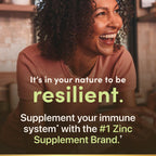 Nature’s Bounty Zinc 50mg, Immune Support & Antioxidant Supplement, Promotes Skin Health, 1 Caplet Per Day, Gluten Free, 250 Vegetarian Caplets
