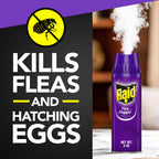 Raid Flea Fogger Plus Killer, Kills Fleas and Hatching Eggs, Lasts for up to 4 Months, Indoor Fogger, 3 Count (Pack of 3)