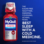 Buy now VICKS DayQuil & NyQuil Diabetes Cold & Flu Relief Medicine Co-Pack, Powerful Multi-Symptom Daytime & Nighttime Relief for Cold, Cough, and Flu Symptoms, Sugar & Alcohol Free, 2 x 12 FL OZ Bottles at indiglob india