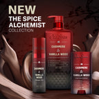 Old Spice Body Wash for Men, The Spice Alchemist Collection, 24/7 Cologne Infused Hydration, No Trade Off Formula, Free of Phthalates Silicones & Dyes, Cashmere + Vanilla Wood Scent, 20 oz