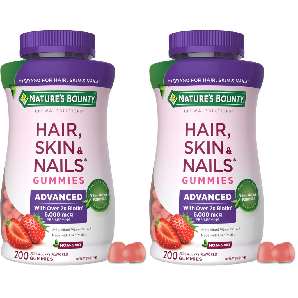 Nature's Bounty Optimal Solutions Advanced Hair, Skin & Nail Pectin Gummies