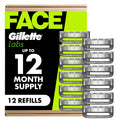 Gillette Labs Shaving Razor Blade Refills for Men, 12 Count