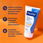 Buy now PanOxyl 10% Benzoyl Peroxide Acne Foaming Wash, Maximum Strength, Daily Acne-Fighting Face and Body Cleanser, Face Wash to Clear, Treat and Prevent Acne Pimples and Stubborn Breakouts, 5.5 Oz Tube at indiglob india