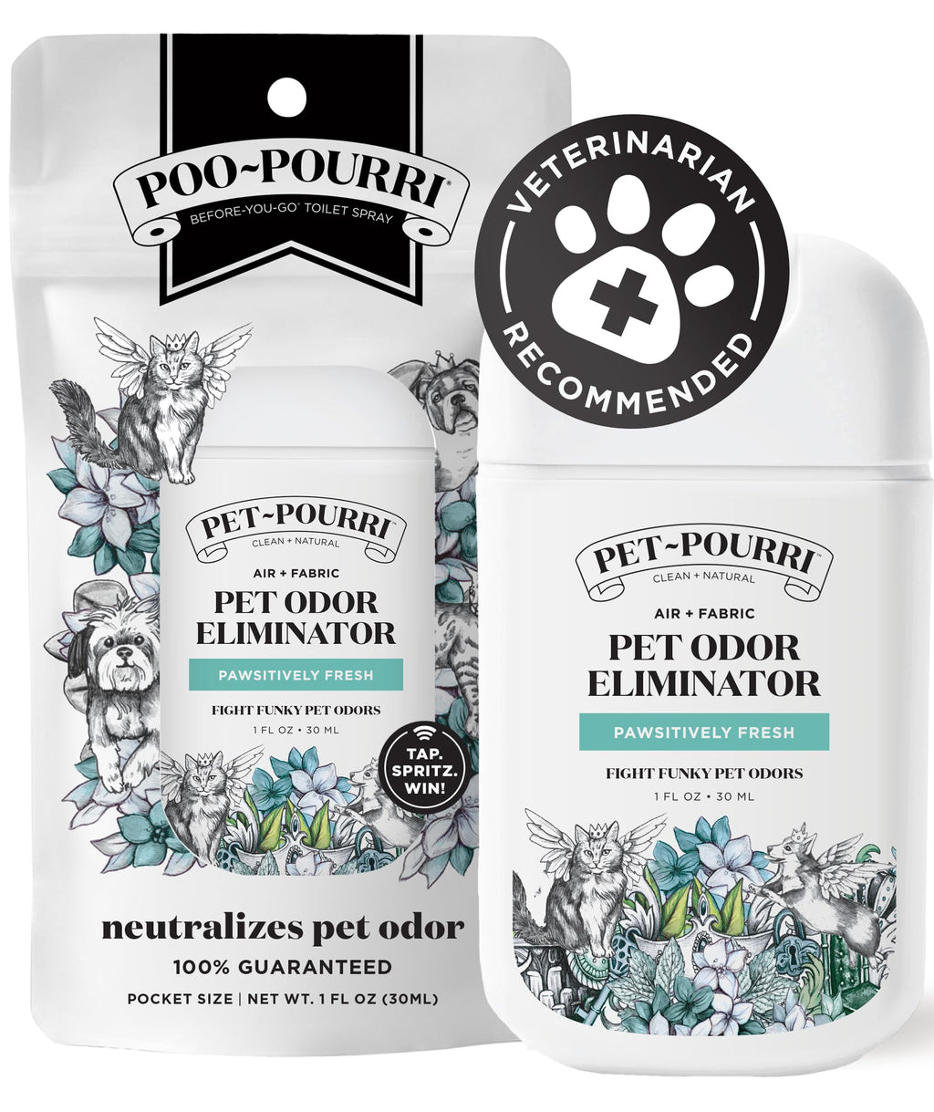 Pet-Pourri Pocket Deodorizer Spray, Pawsitively Fresh, 1 Fl Oz