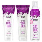Not Your Mother's Curl Talk Kit, 9.7 fl.oz Defining Cream, 9.7 fl.oz Frizz Control Styling Gel & 7 oz Activating Mousse | Defining Cream, Frizz Control Gel, & Activating Mousse - 9.7 oz Each - Maximize Definition & Control Frizz - Citrus Jasmine