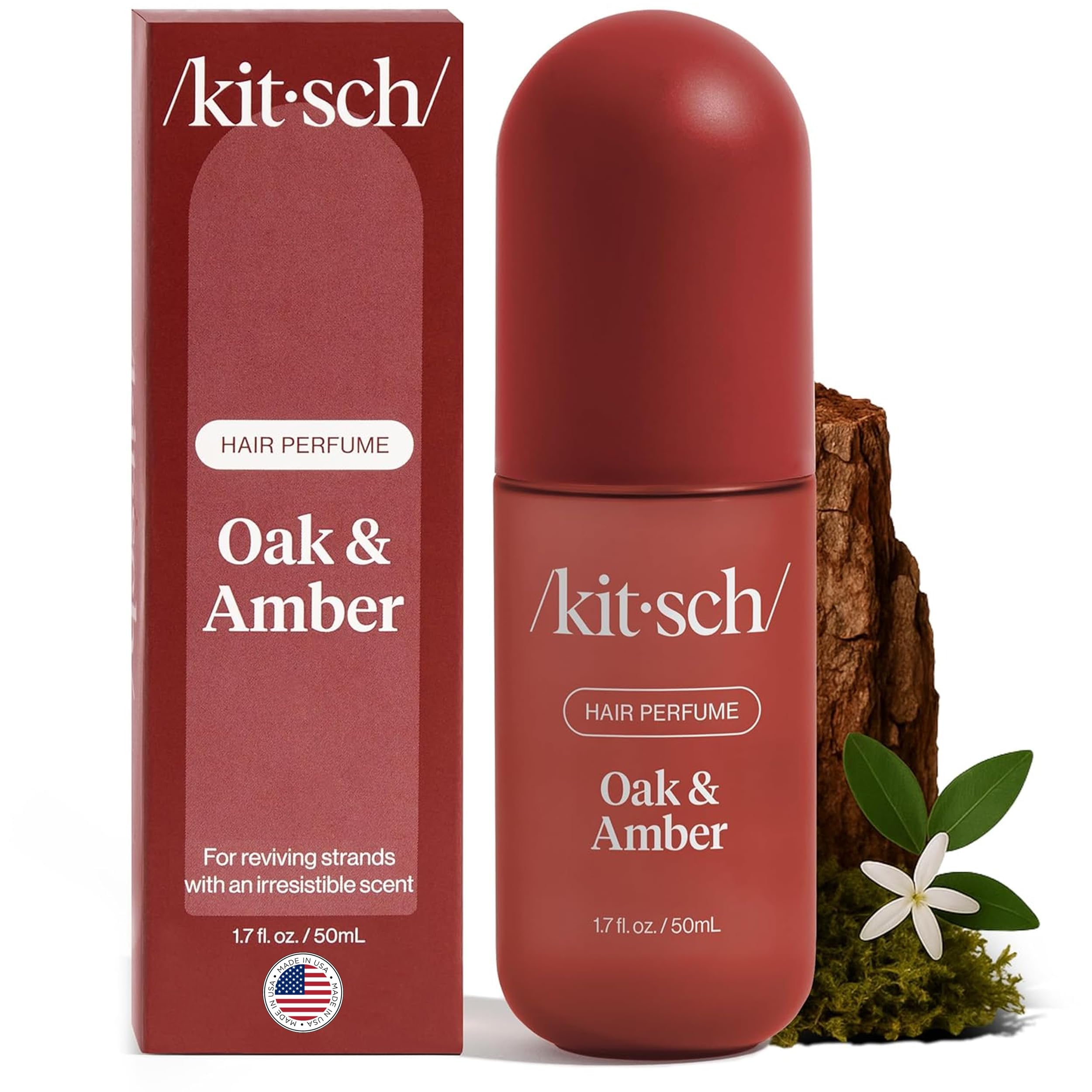 Buy now Kitsch Hair Perfume for Women - Pistachio Latte | Clean, Deodorizing & Patented Odor-Eliminating Technology Hair Spray & Body Mist - Freshen Hair, Body & Pillows - Coconut & Warm Coffee Scent - 50mL Oak & Amber at indiglob india