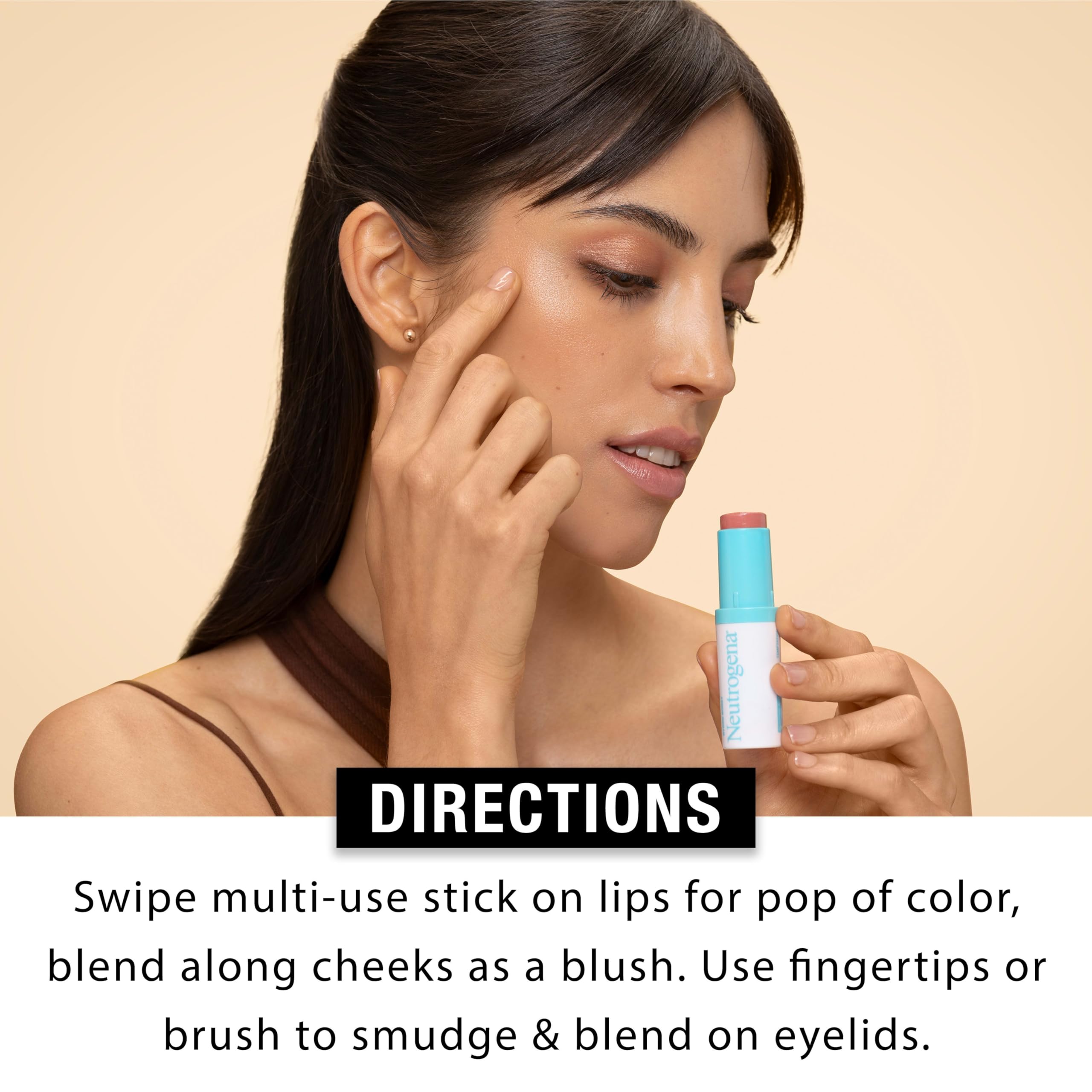 Buy now Neutrogena Hydro Boost Hydrating Multi-Use Makeup Stick with Hyaluronic Acid, Gentle Multi-Use Colored Makeup Balm to Brighten Lips, Cheeks & Eyes, Non-Comedogenic, Soft Pink, 0.26 oz at indiglob india