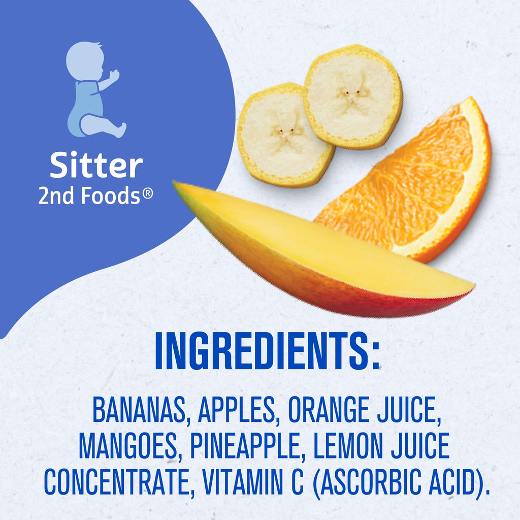 Gerber Stage 2 Super Blend Baby Food Variety Pack, 4 Oz, 32 Pack