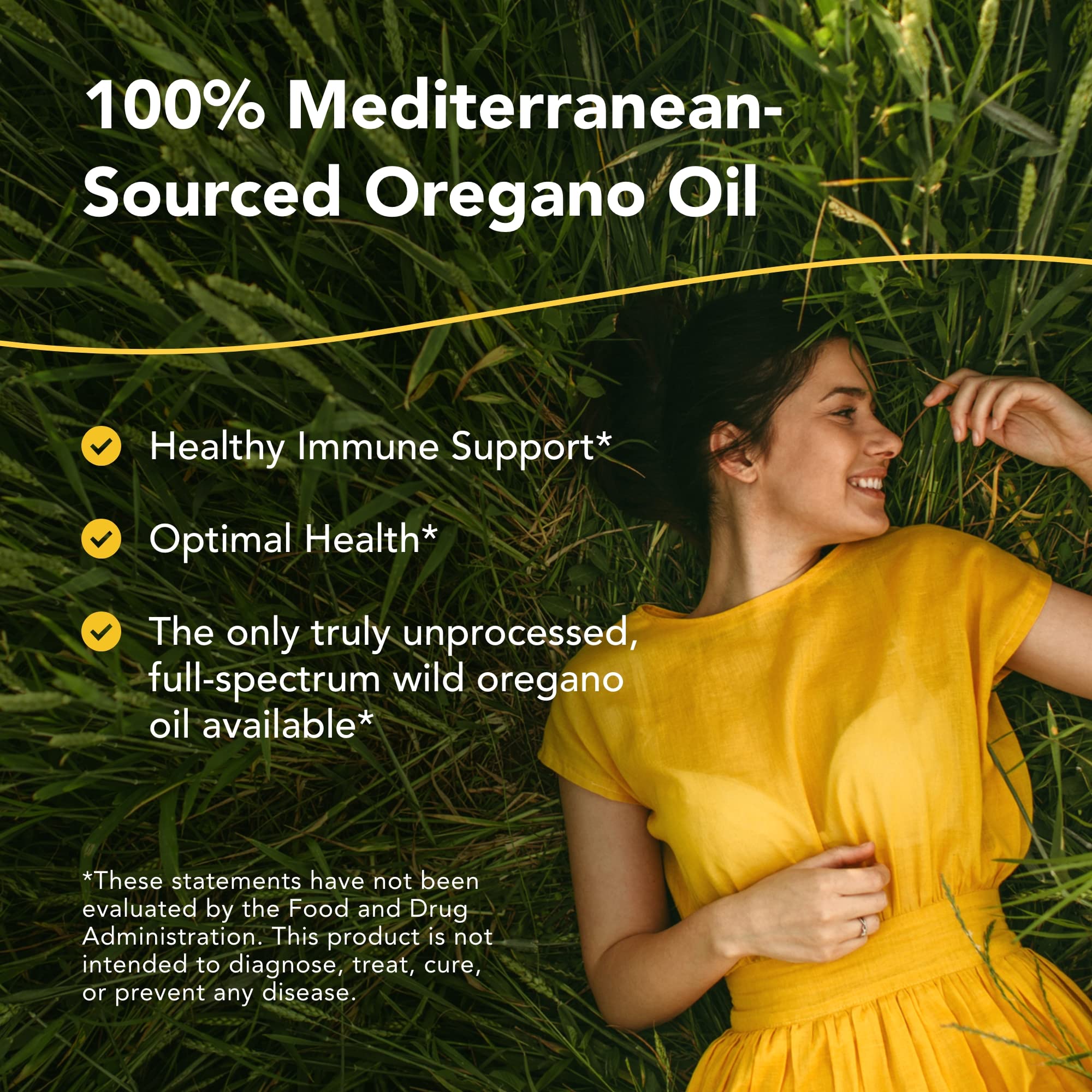 NORTH AMERICAN HERB & SPICE Oreganol P73, 120 Softgels - Immune System Support - Unprocessed, Vegan Friendly Wild Oregano - Mediterranean Source - Non-GMO - 120 Servings