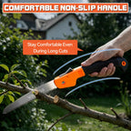 Pruning Saw, 7IN Heavy Duty Folding Hand Saw with Safety Hand Guard