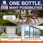 Aluminum Cleaner & Restorer Brightens Patio Furniture, Wrought Iron & Metal