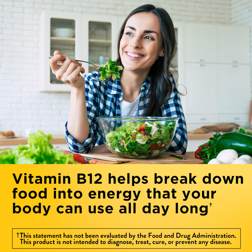 Nature Made Vitamin B12 1000 mcg, Energy Metabolism Support, 150 Softgels | B12 Vitamins 1000 mcg, Energy Metabolism Support Supplement for Women and Men, Gluten Free, 150 Day Supply