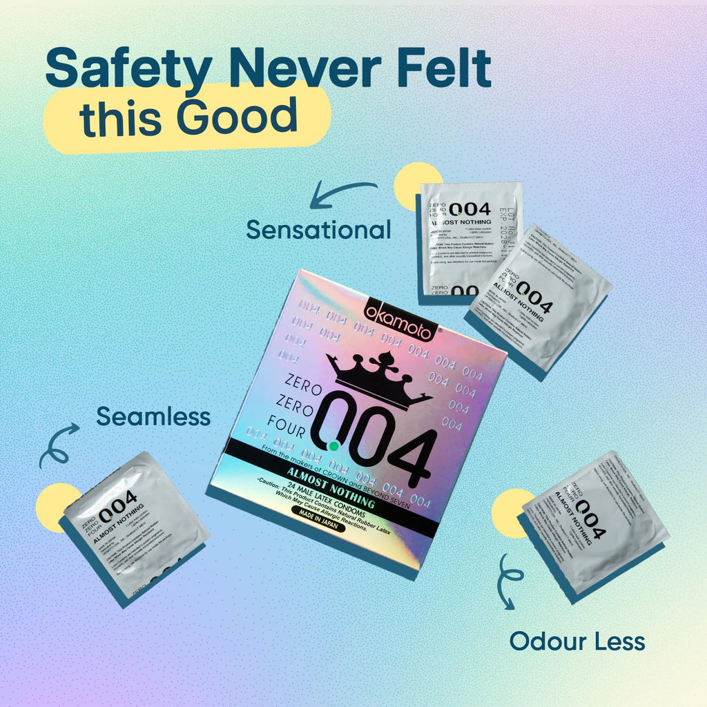 OKAMOTO 004 Condoms, 24 count