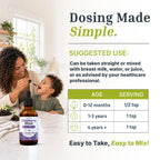 Dr. Green Mom Elderberry Syrup Organic — Elderberry Elixir for Babies, Toddlers & Kids — Cold & Flu Organic Liquid Drops — No Honey — High Potency — Newborn Infant Immune Support & Boost — 4 fl. oz