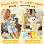 KIPRITII 9-Pack Squeaky Dog Toys for Small Dogs & Puppies with Storage Bag