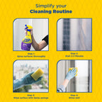 Zep Shower Tub and Tile Cleaner 32 oz ZUSTT32 (Case of 4) -Eliminates Hard Water Stains and limescale