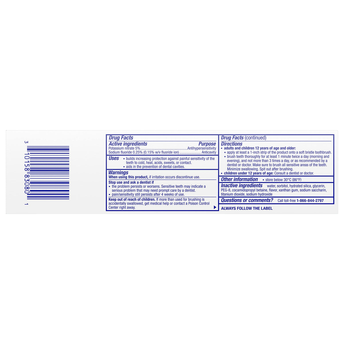 Sensodyne Pronamel Fresh Breath Enamel Toothpaste, 4 oz (4 Pack)