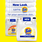 Tide Simply Liquid Laundry Detergent, Free & Sensitive, 138 Loads, 173 fl oz